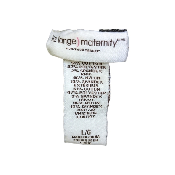 𝅺Liz Lange Black Maternity jeans Size Large - Picture 3 of 5